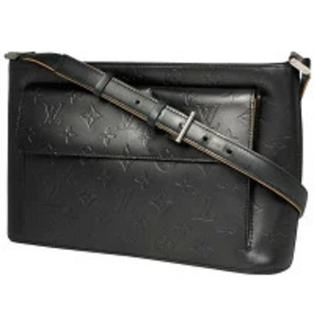 Louis Vuitton Alston Shoulder Bag Monogram Matte Noir Black